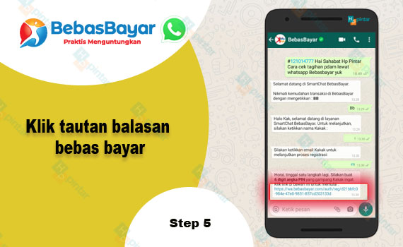 klik tautan balasan bebas bayar - Cek Tagihan Pdam Via Whatsapp Bebasbayar
